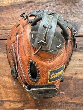 Cooper 34 inch Leather Brown & Black Catcher's Mitt RHT